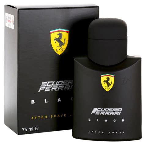 ferrari aftershave black.